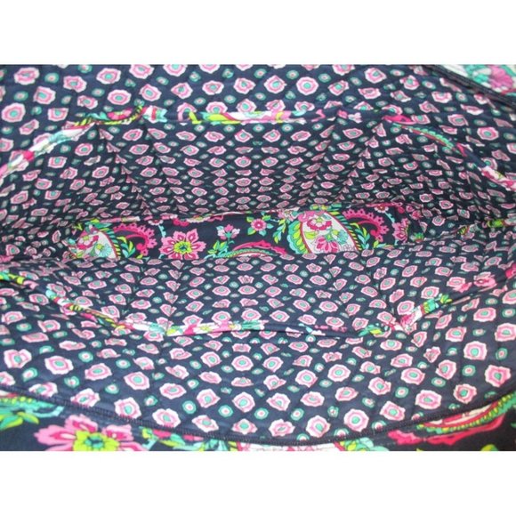 Vera Bradley Tic-Tac-Toe Petal Paisley Tote Six Pockets - Picture 4 of 7